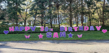 Load image into Gallery viewer, Custom Lawn Sign (stand alone letters)