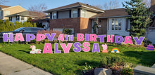 Load image into Gallery viewer, Custom Lawn Sign (stand alone letters)