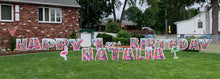 Load image into Gallery viewer, Custom Lawn Sign (stand alone letters)