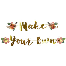 Load image into Gallery viewer, Flower Banner Charms