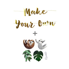 Load image into Gallery viewer, Sloth Banner Charms