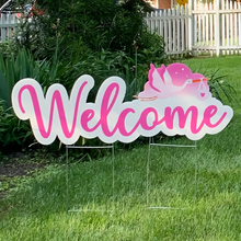 Load image into Gallery viewer, Welcome Home Baby Lawn Sign