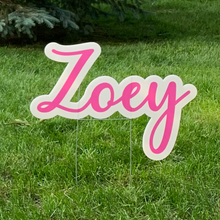 Load image into Gallery viewer, Welcome Home Baby Lawn Sign