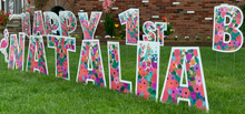 Load image into Gallery viewer, Custom Lawn Sign (stand alone letters)