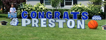 Load image into Gallery viewer, Custom Lawn Sign (stand alone letters)
