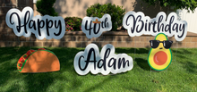 Load image into Gallery viewer, Custom Lawn Sign (stand alone words)
