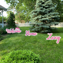 Load image into Gallery viewer, Welcome Home Baby Lawn Sign