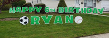 Load image into Gallery viewer, Custom Lawn Sign (stand alone letters)