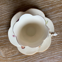 Load image into Gallery viewer, Porcelain Teacup + Saucer
