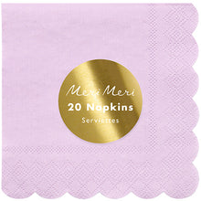 Load image into Gallery viewer, Lilac Cocktail Napkins
