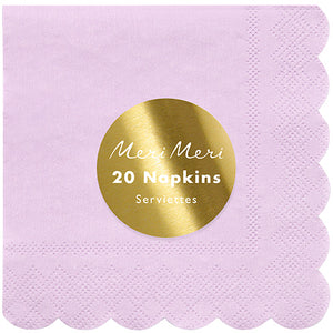 Lilac Cocktail Napkins