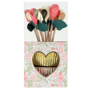 Bouquet of Hearts Cupcake Kit