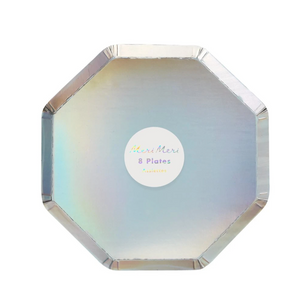 Silver Holographic Side Plates