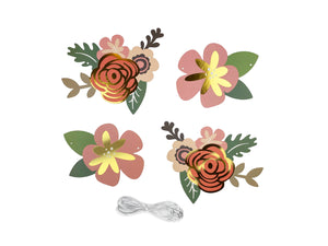 Flower Banner Charms