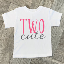 Load image into Gallery viewer, TWO cute Toddler T-Shirt
