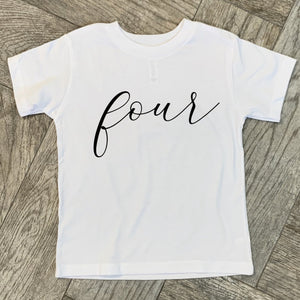 four Toddler T-Shirt