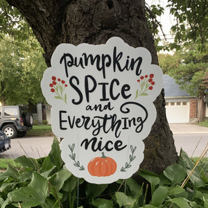 Autumn Lawn Signs