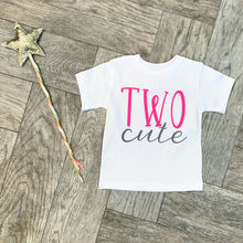 Load image into Gallery viewer, TWO cute Toddler T-Shirt
