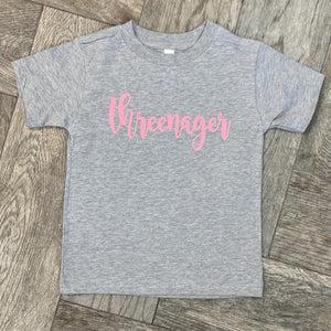 threenager Toddler T-Shirt