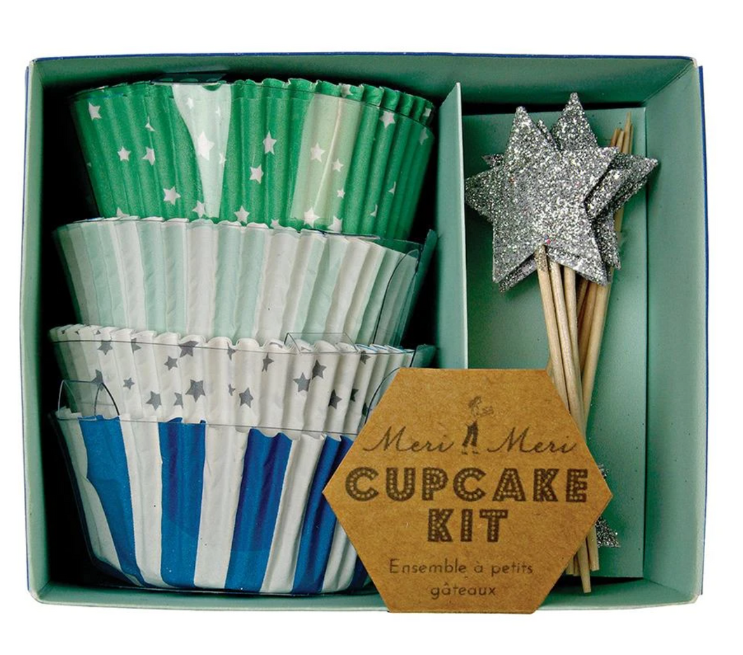 Blue Star Cupcake Kit