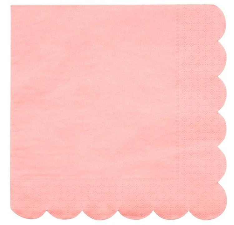 Neon Coral Napkins