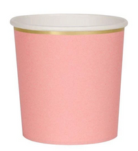 Load image into Gallery viewer, Neon Coral Tumbler Cups
