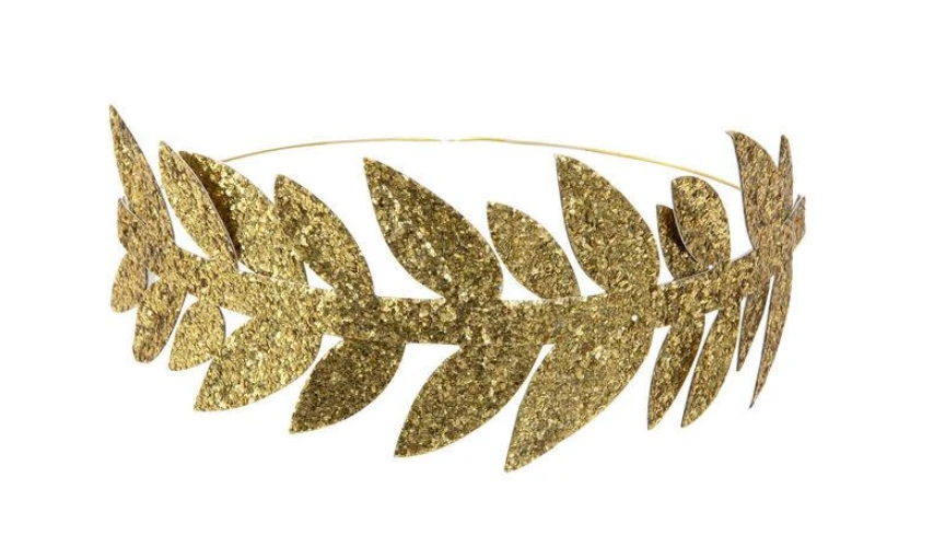 Gold Leaf Party Crowns