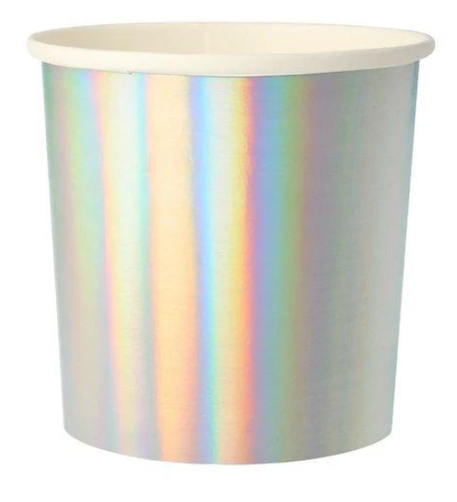 Silver Holographic Tumbler Cups