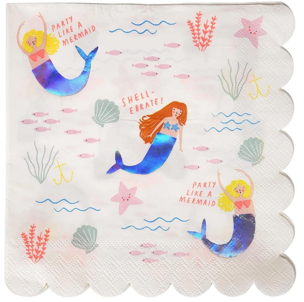 Let's Be Mermaids! Napkins