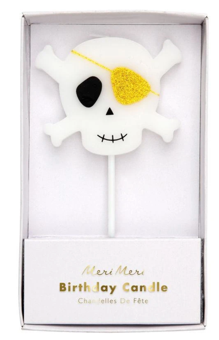 Large Skull & Crossbones Candle