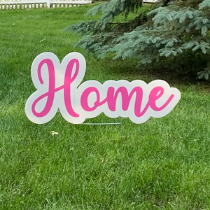 Welcome Home Baby Lawn Sign