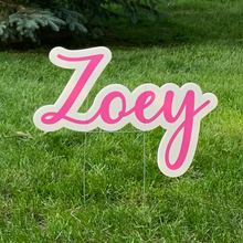 Load image into Gallery viewer, Welcome Home Baby Lawn Sign
