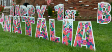 Load image into Gallery viewer, Custom Lawn Sign (stand alone letters)
