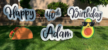 Load image into Gallery viewer, Custom Lawn Sign (stand alone words)
