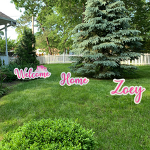 Load image into Gallery viewer, Welcome Home Baby Lawn Sign
