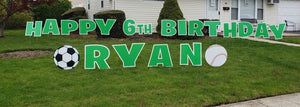 Custom Lawn Sign (stand alone letters)